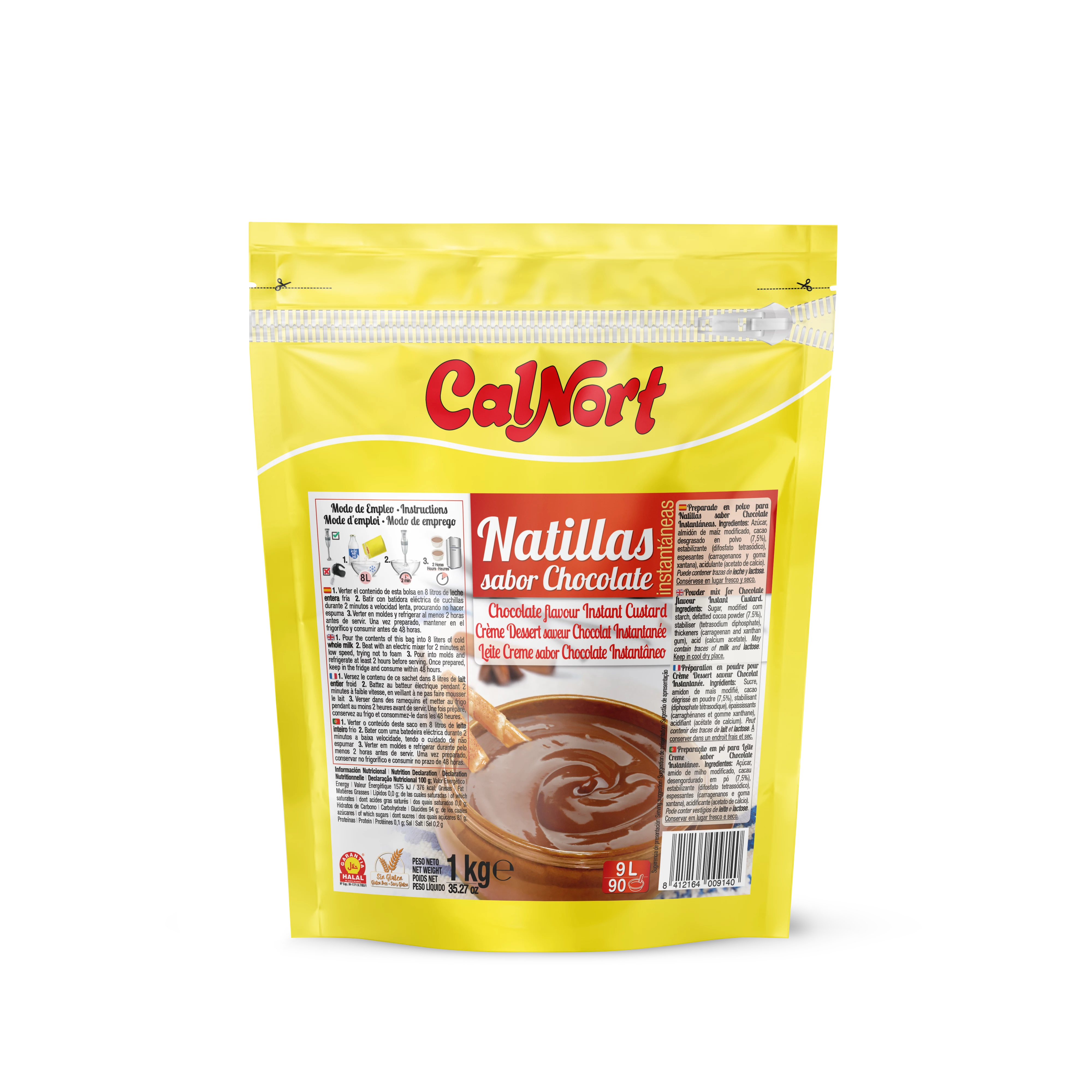 Crema Dessert Al Cioccolato Istantanea 1 Kg - CALNORT