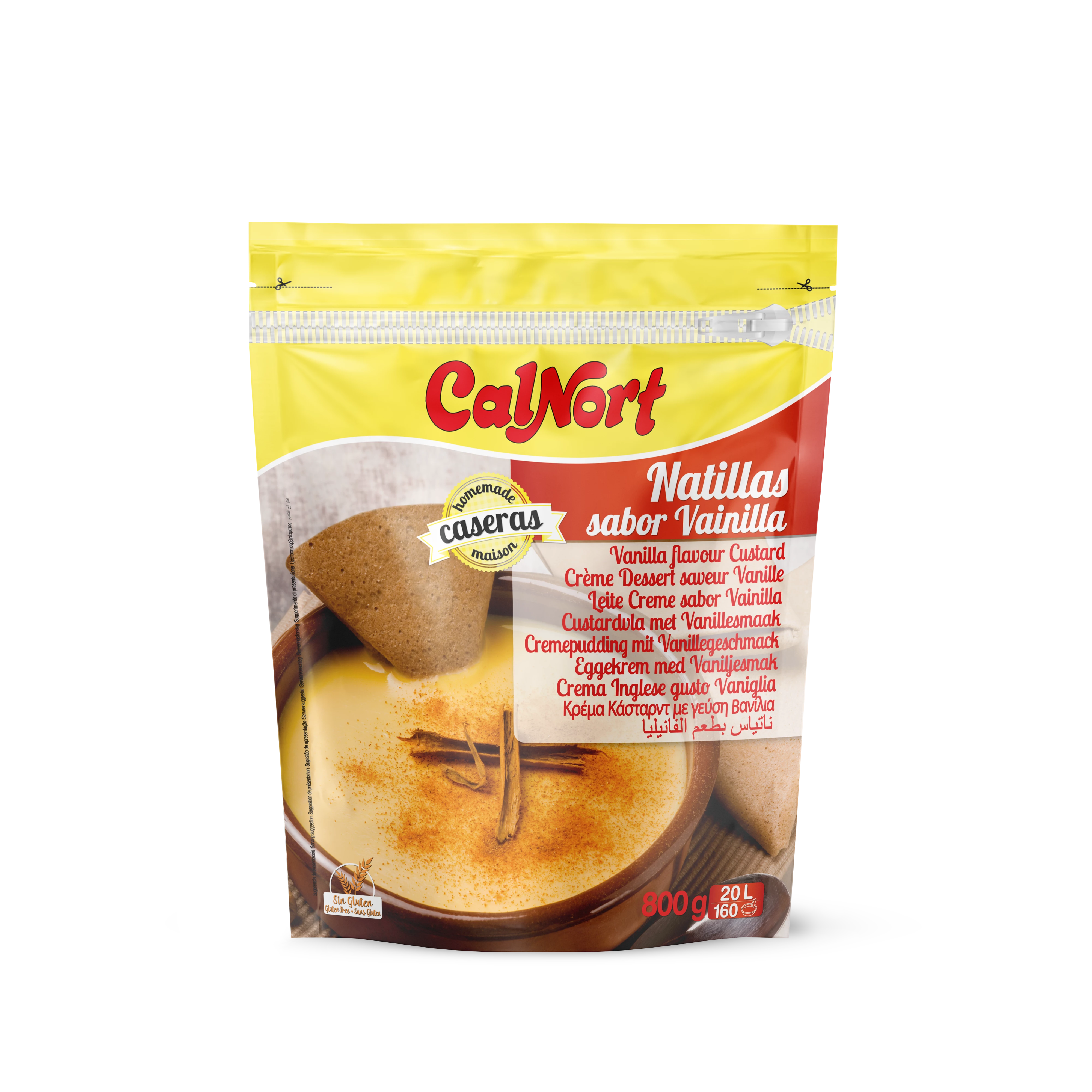 Crema De Postre Casera De Vainilla 800 G - CALNORT