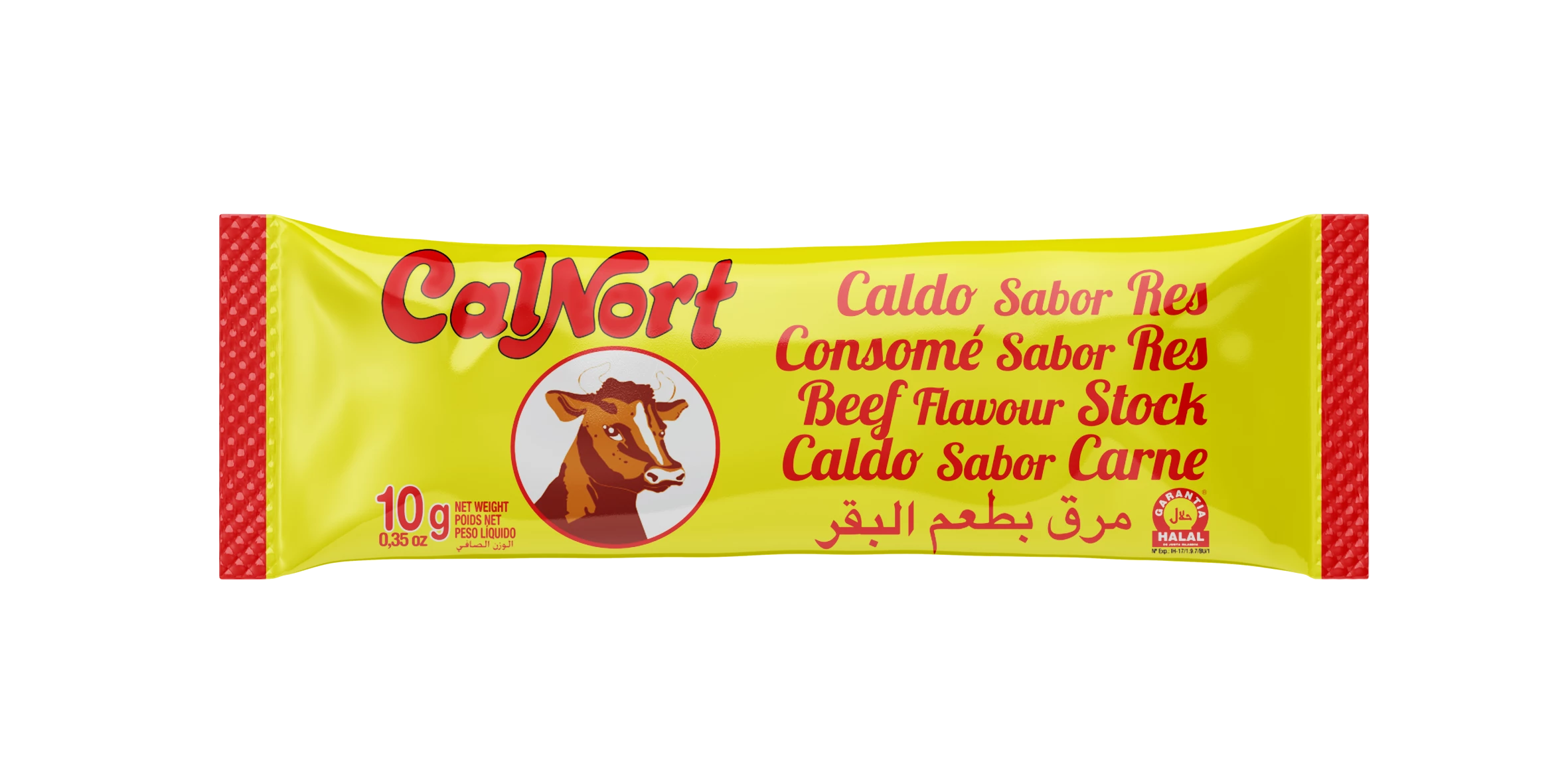 Beef Flavor Bouillon Stick 10g 100 Sticks - CALNORT