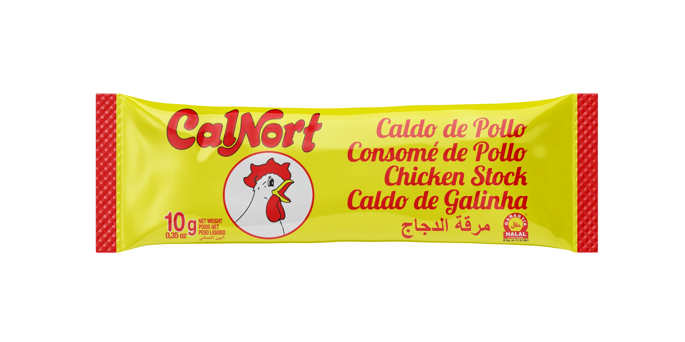 Bouillon-Stick mit Hühnergeschmack, 10 g, 100 Sticks - CALNORT