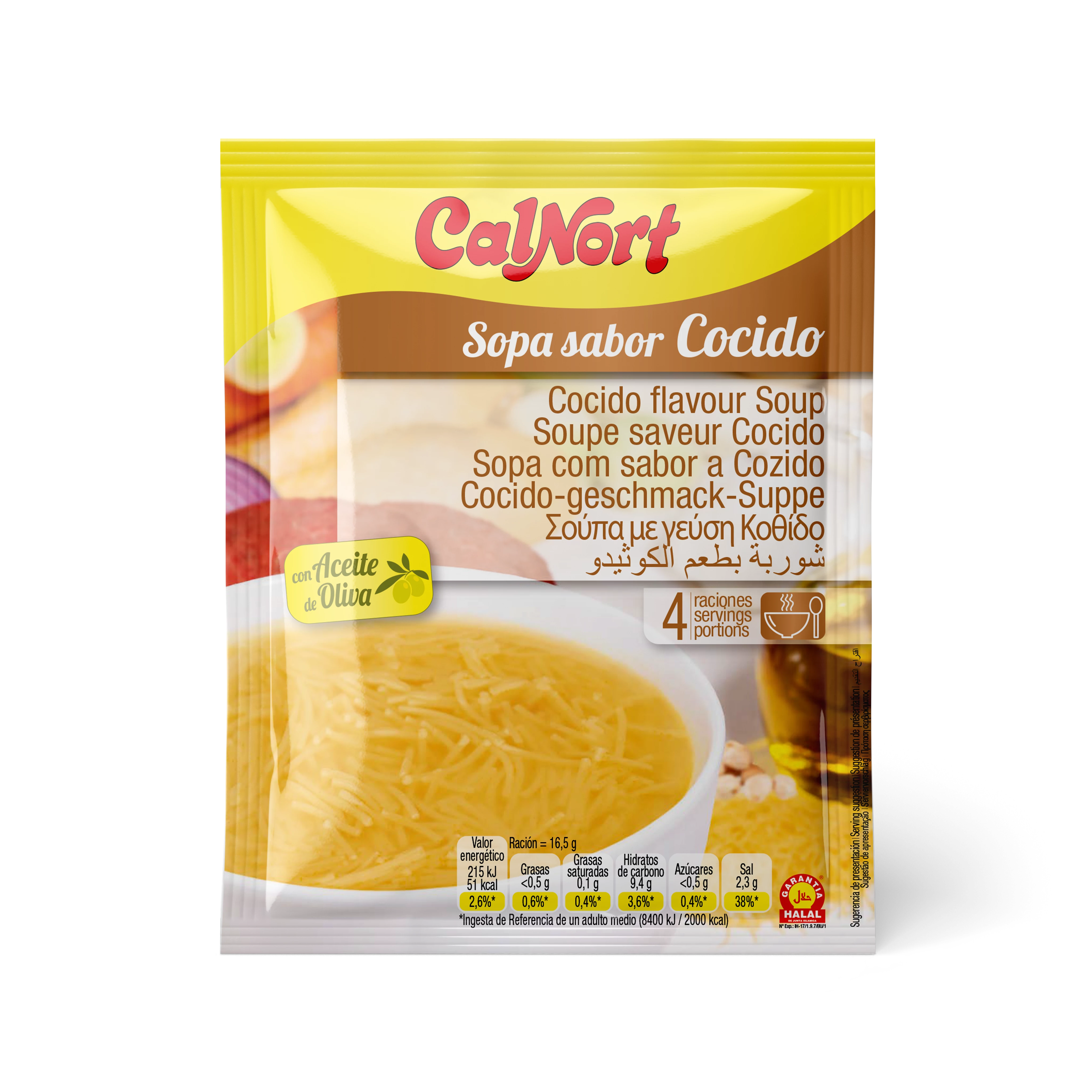 Soupe Saveur Cocido Sachet 66 G - CALNORT