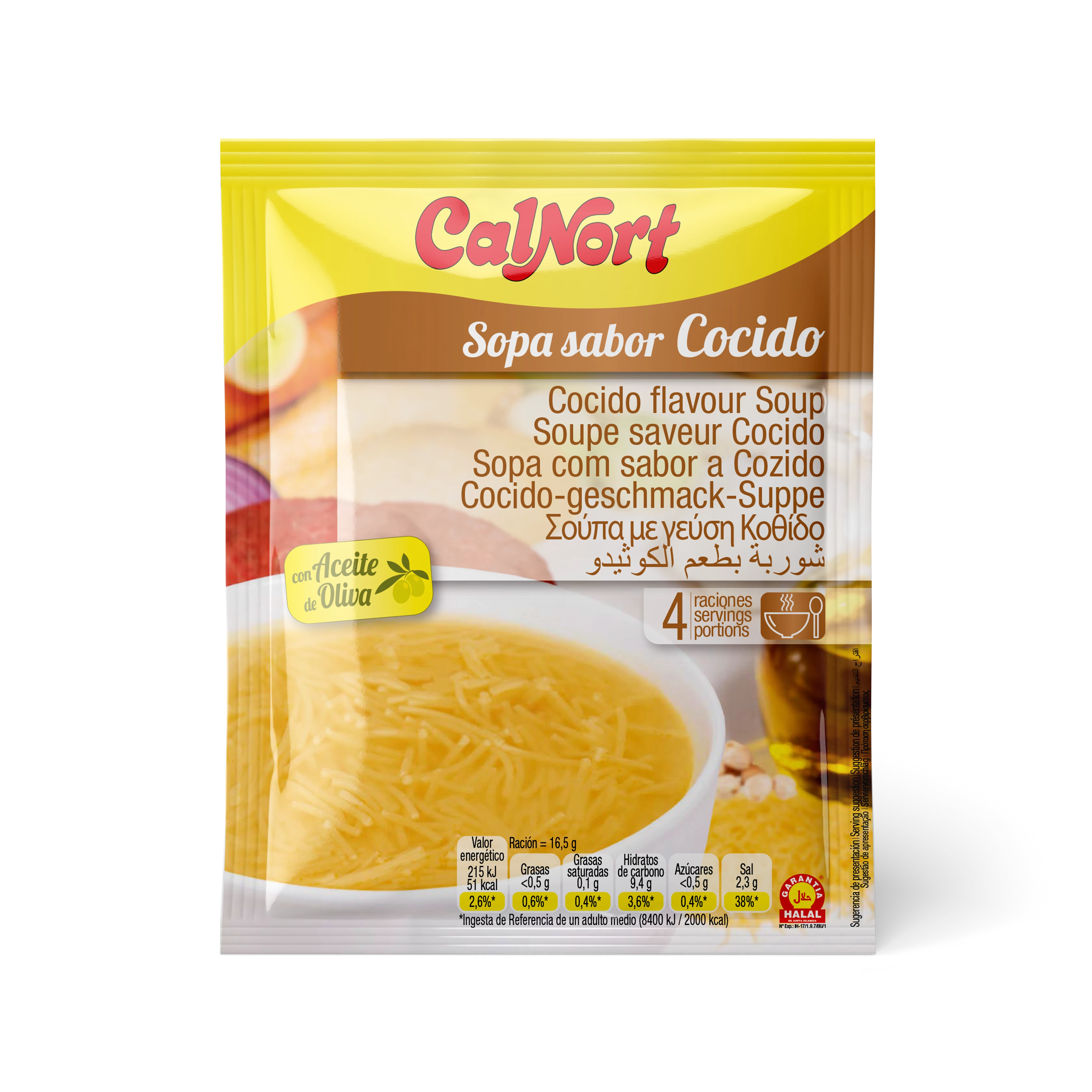 Busta Zuppa Gusto Cocido 66 G - CALNORT