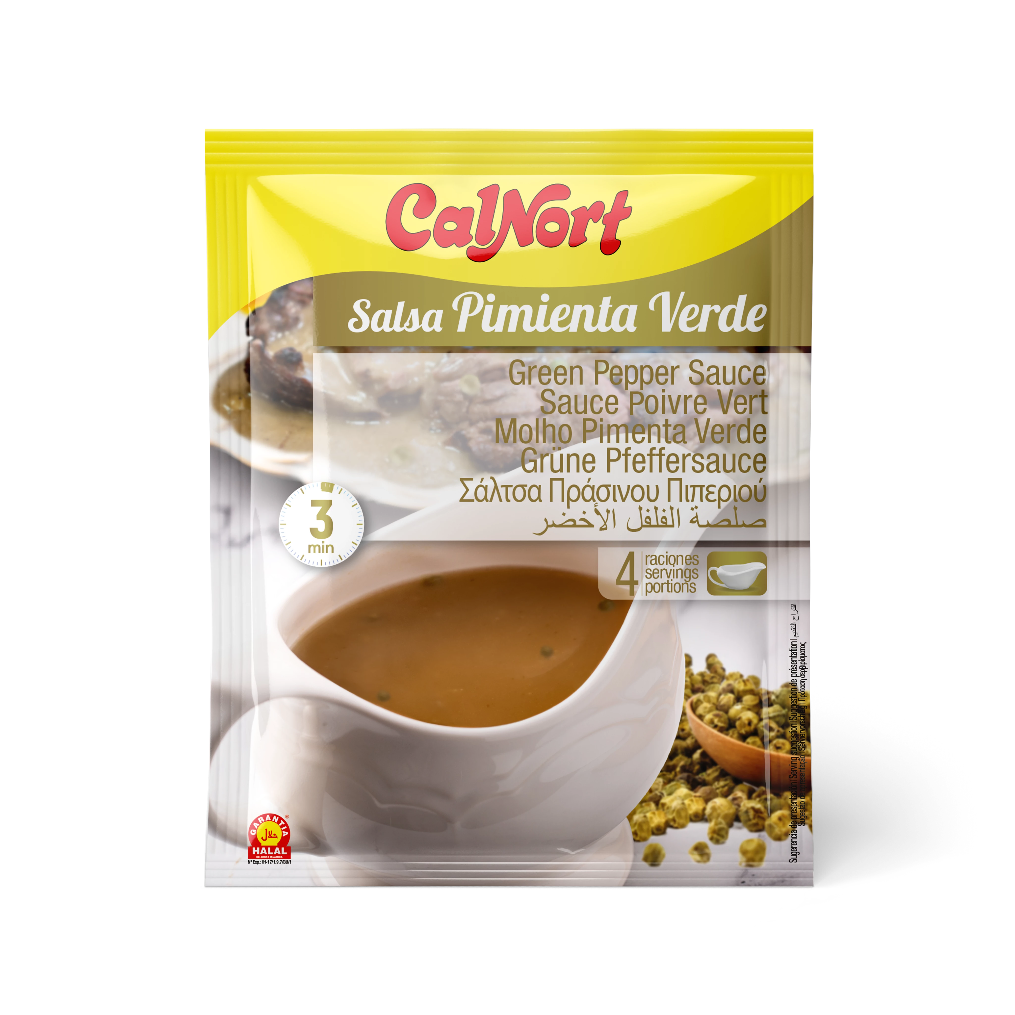 Sauce Poivre Vert Sachet 50 G - CALNORT