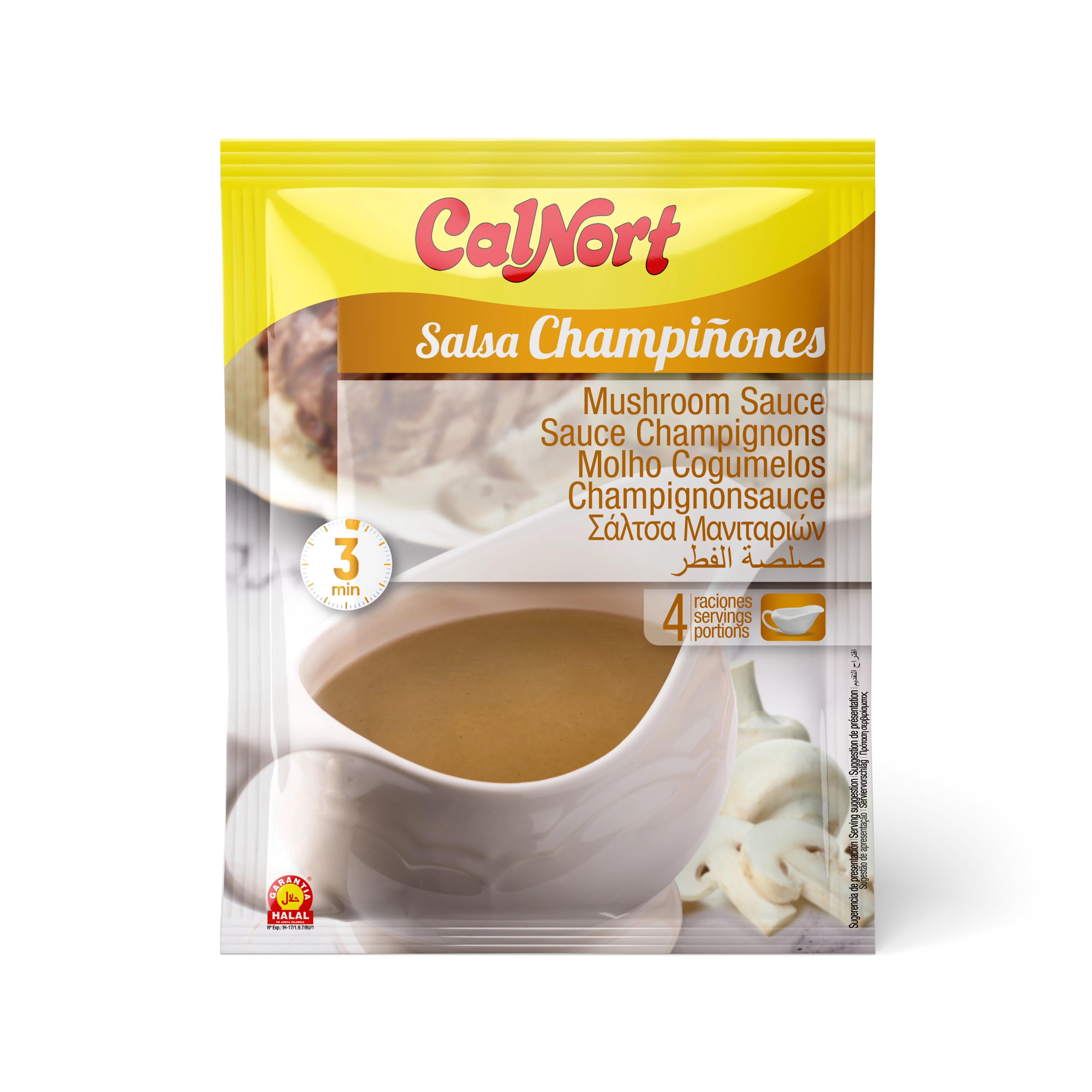 Salsa De Champiñones Bolsa 30 G - CALNORT