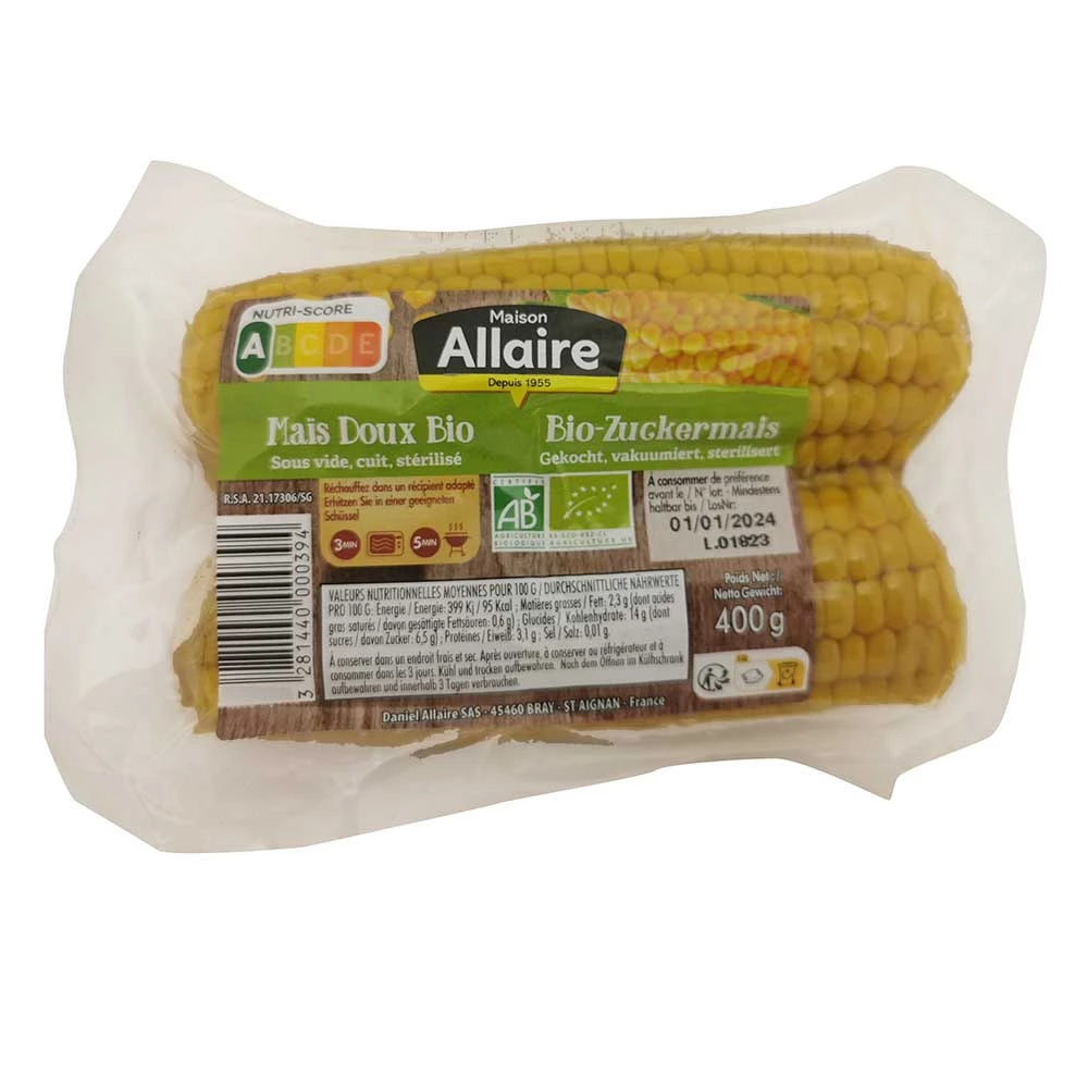 Sweet Corn 400g - Allaire