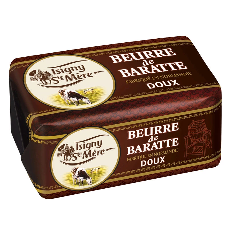 Beurre de Baratte moulé doux 250g - ISIGNY STE MÈRE