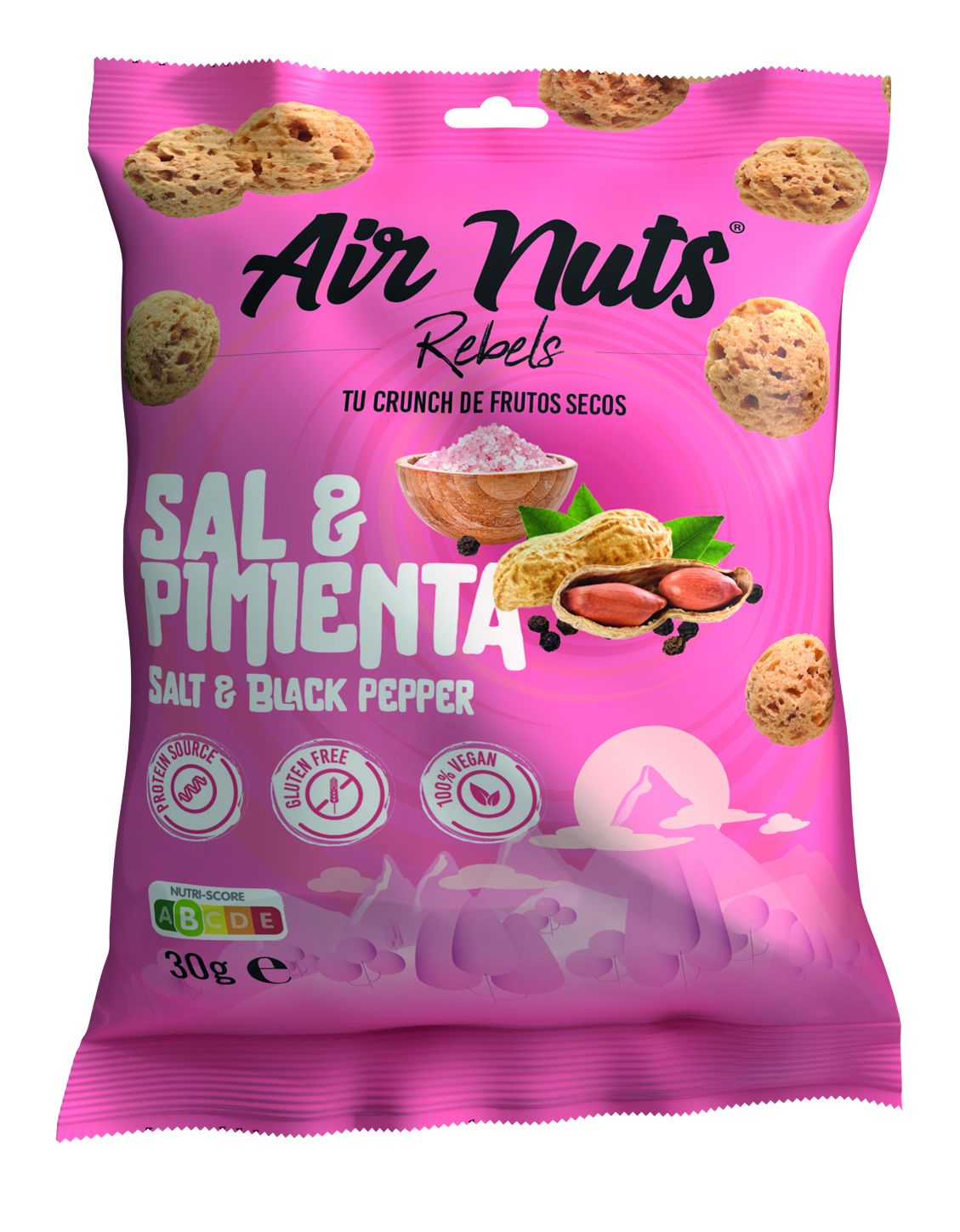 اير ناتس ملح وفلفل 30 جرام - Airnuts