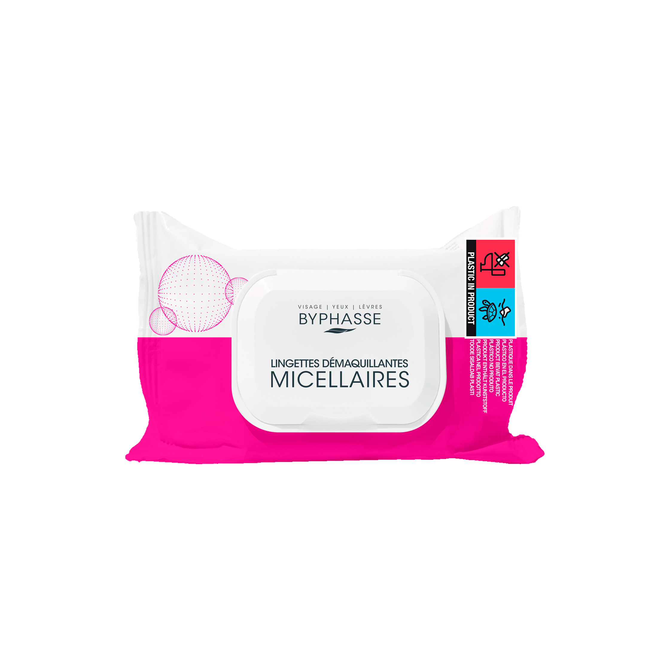 Lingettes Démaquillantes Solution Micellaire Peaux Sensibles 25u.