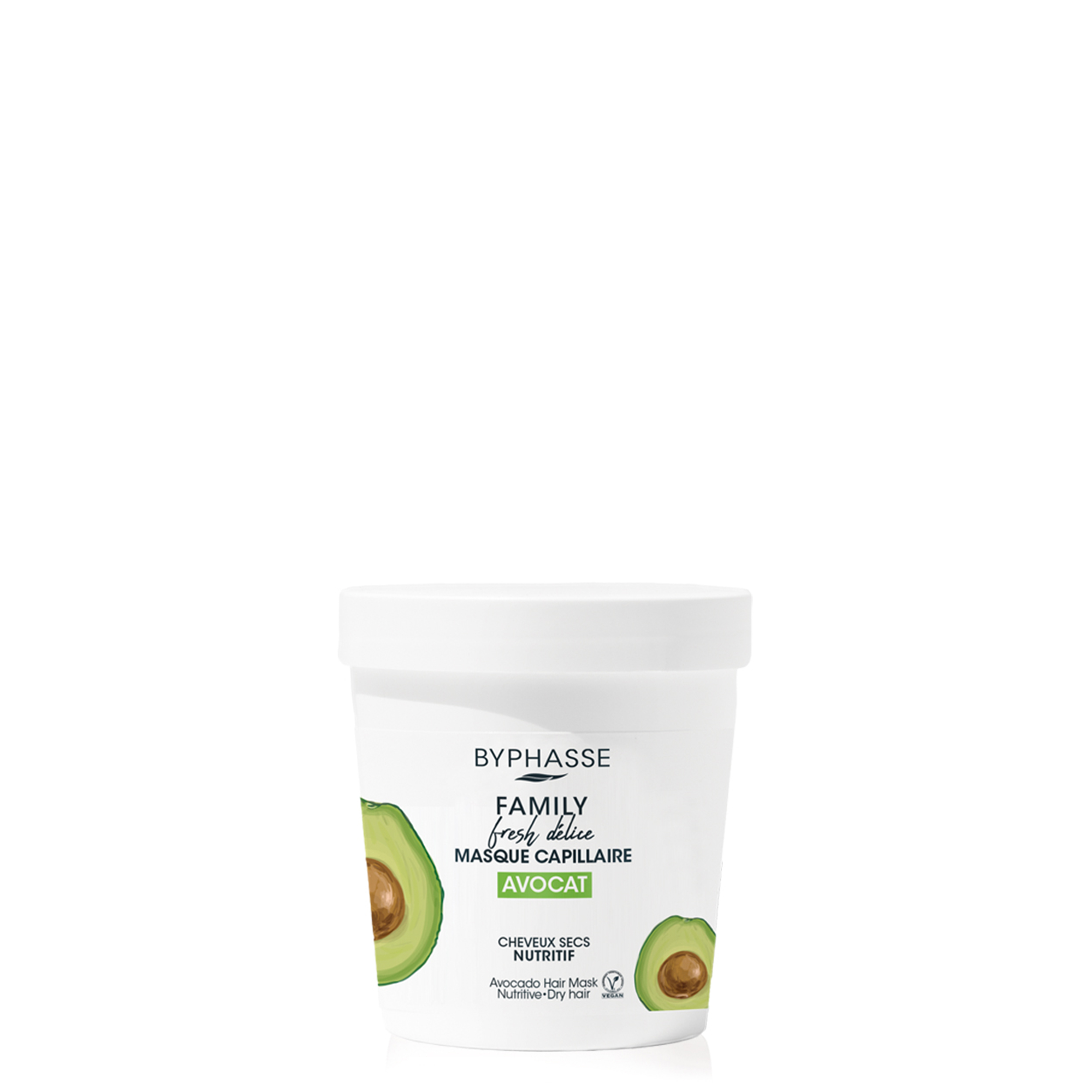 Family Fresh Delice Masque Capillaire Avocat Cheveux Secs 250ml - Byphasse