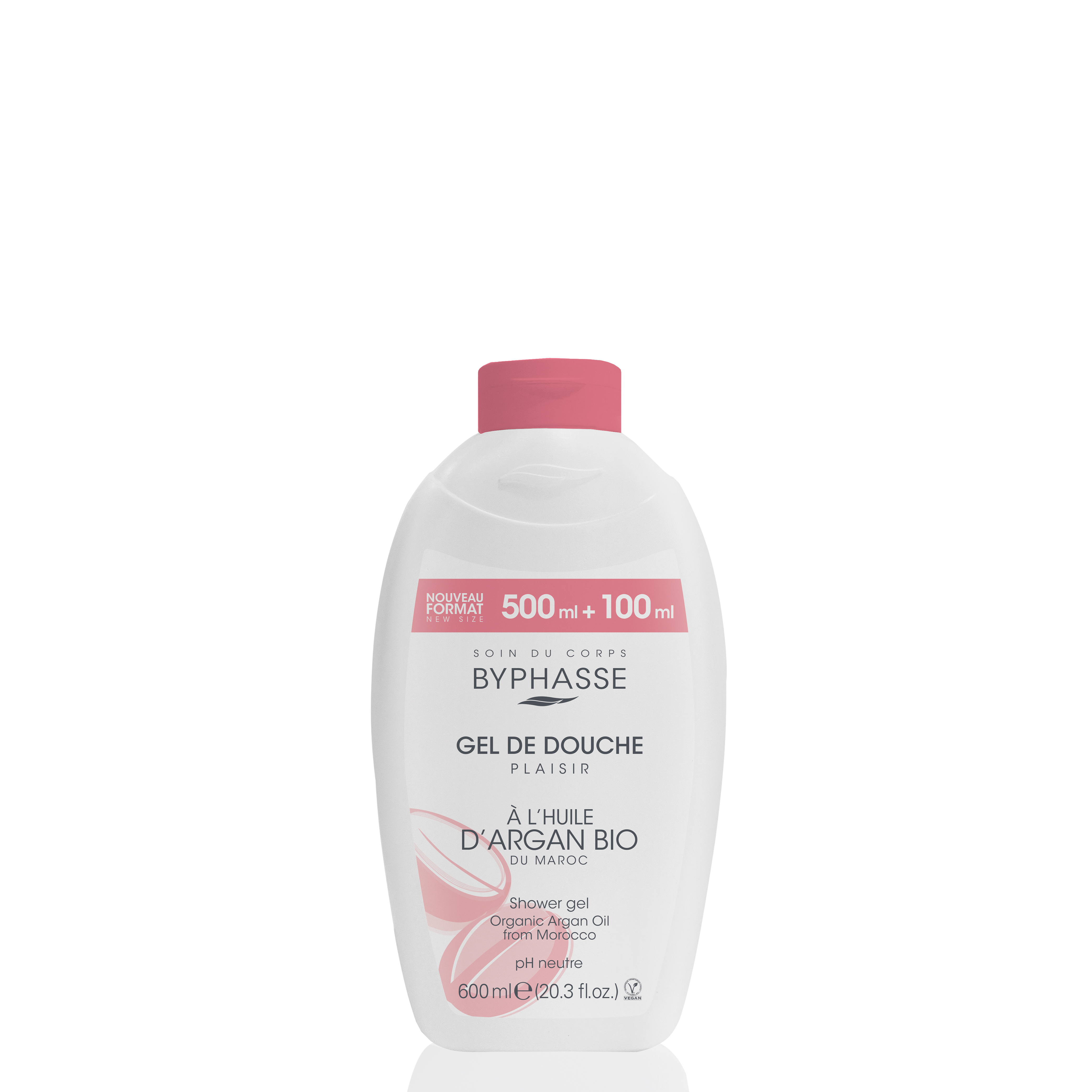 Plaisir Gel De Douche à L'huile D'argan Bio 600ml - Byphasse