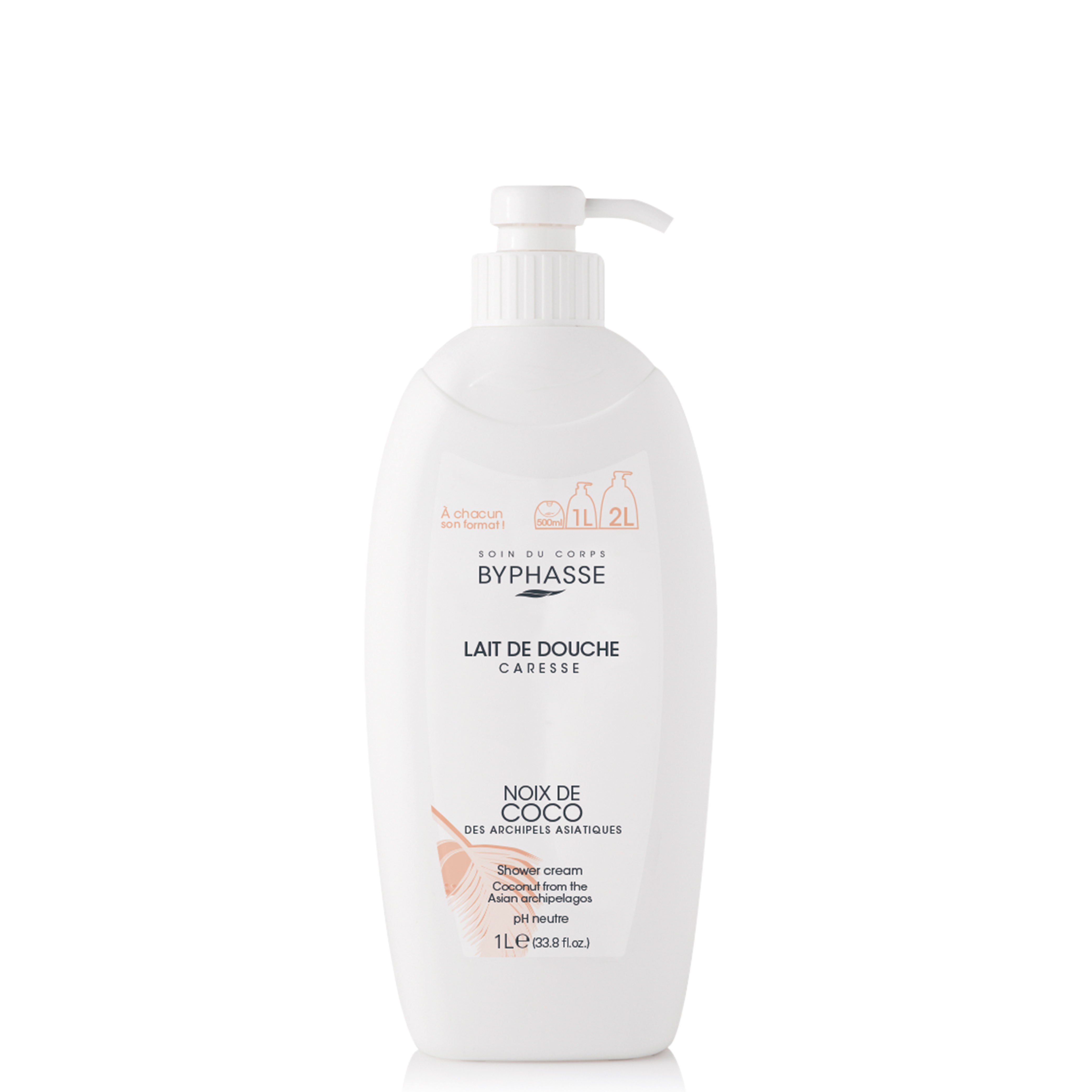 Caresse Lait De Douche Noix De Coco 1l