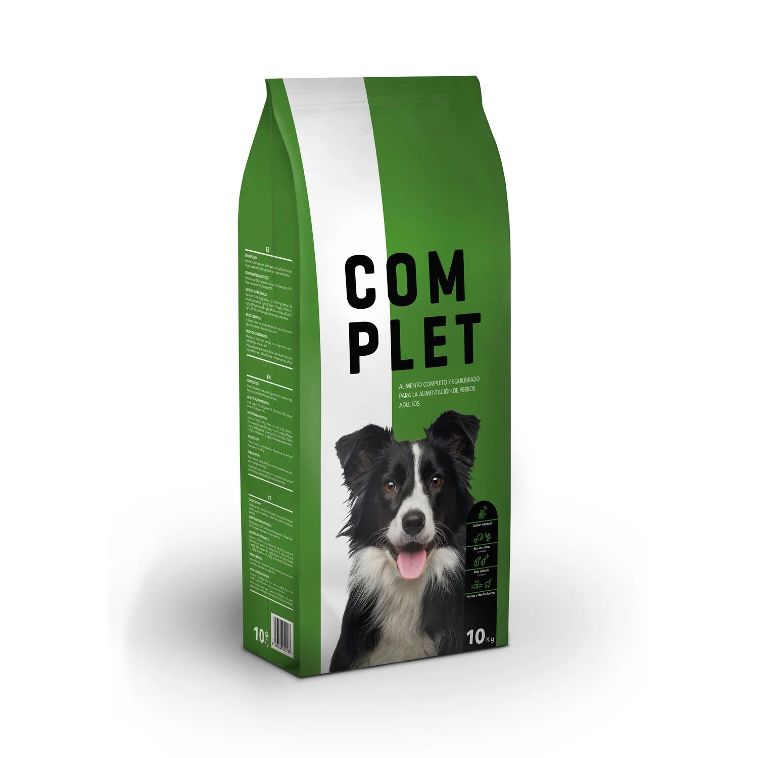 Adult Dog Food With Chicken & Vegetables 10kg - Amity