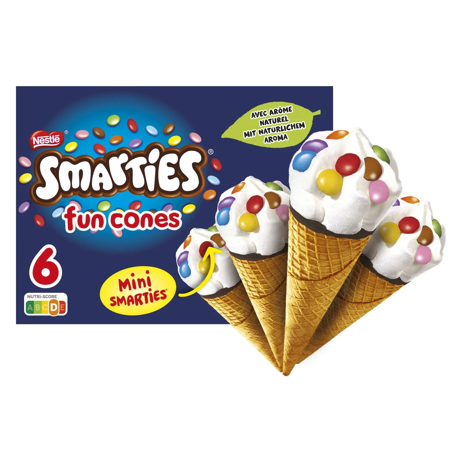 234g Smarties Fun-kegels X 6