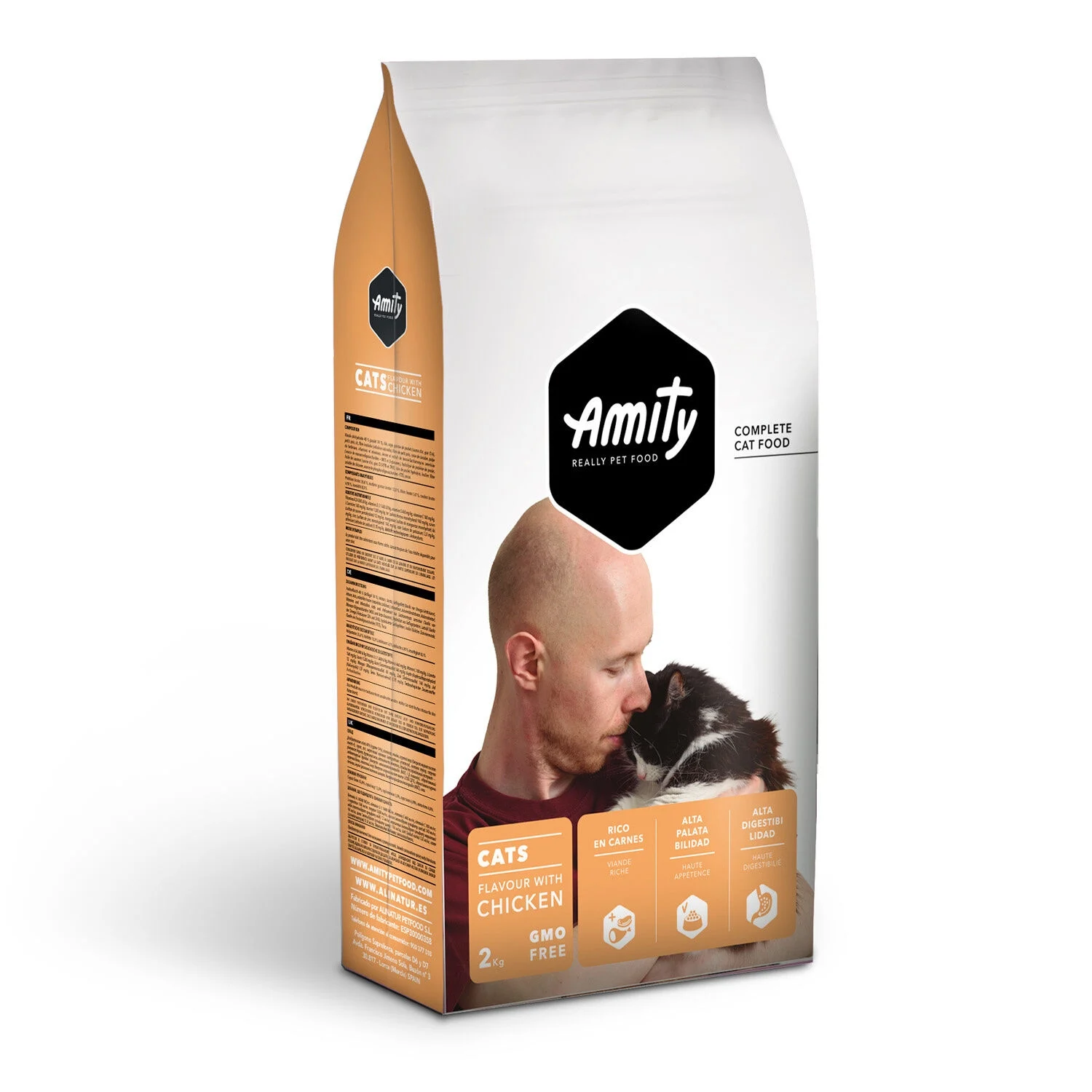 Croquettes For Adult Cats With Chicken 2kg - Amity