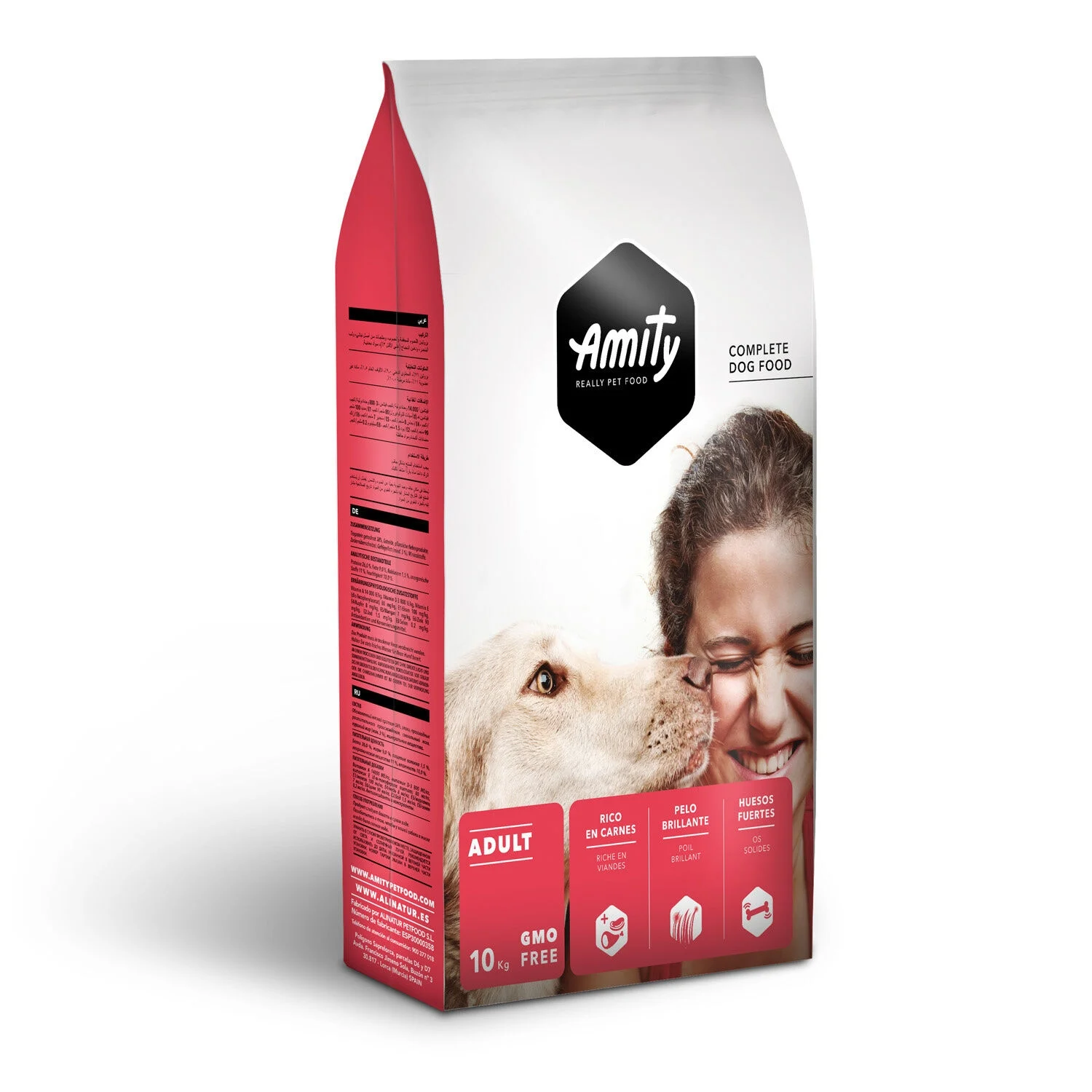 Dry Food for Adult Dogs Rich in Meat 10kg - Amity