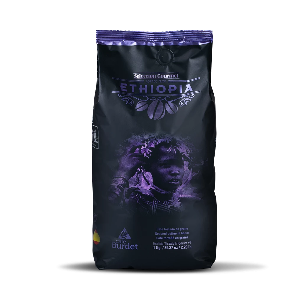 Geröstete Kaffeebohnen Selection Gourmet Äthiopien 1 kg - BURDET