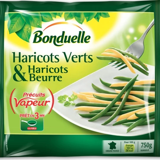 Haricots verts & haricots au beurre 750g - BONDUELLE