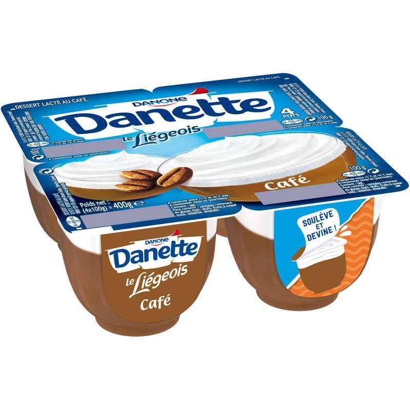 Danette Liegeois Cafe 4x100g