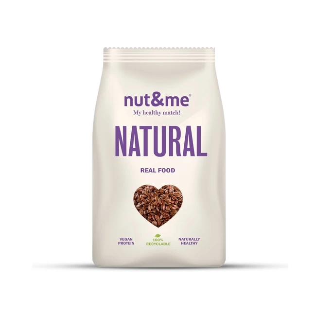 Brown linen seeds, 250g -Nut & me
