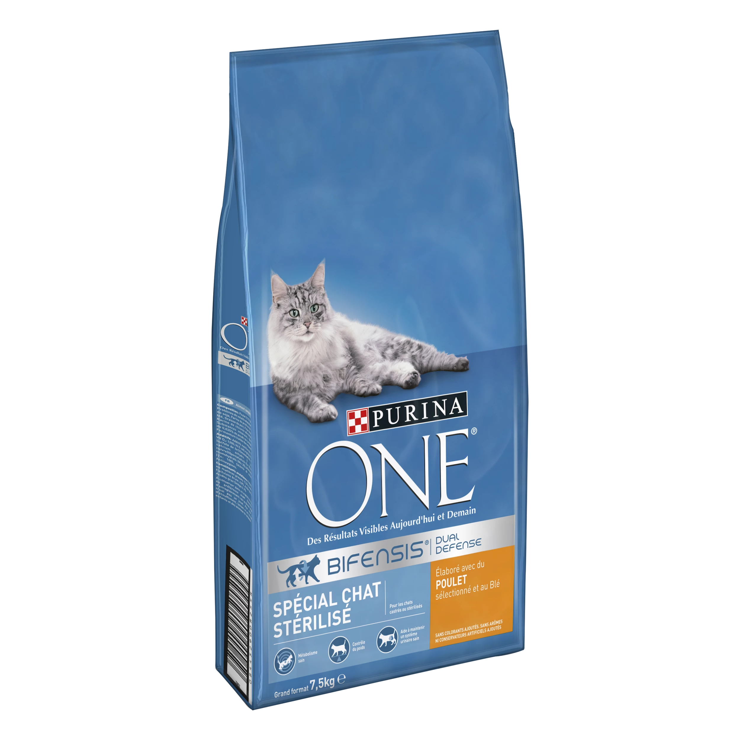 Croquettes Pour Chat Stérilisé Au Poulet 7,5kg - PURINA ONE