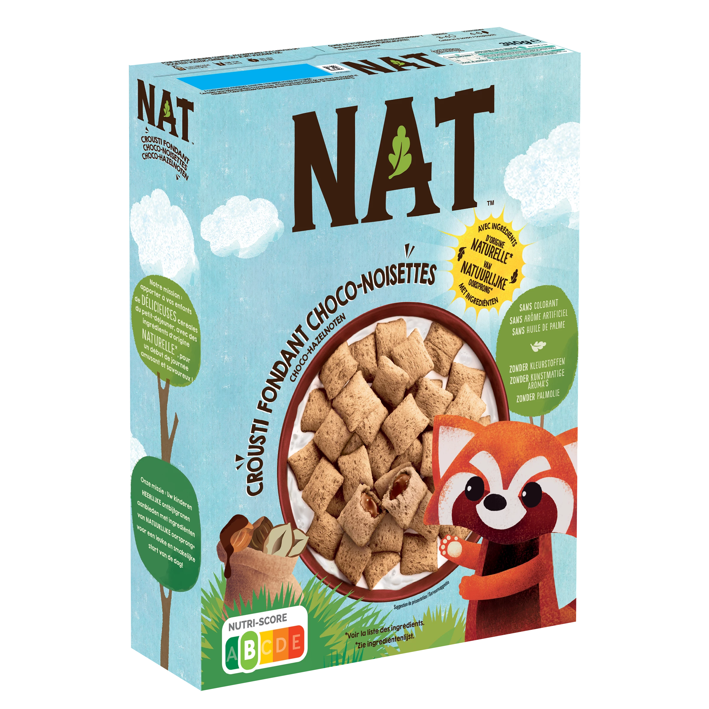 Хлопья для помадки Nat Crousti 340г - NESTLE