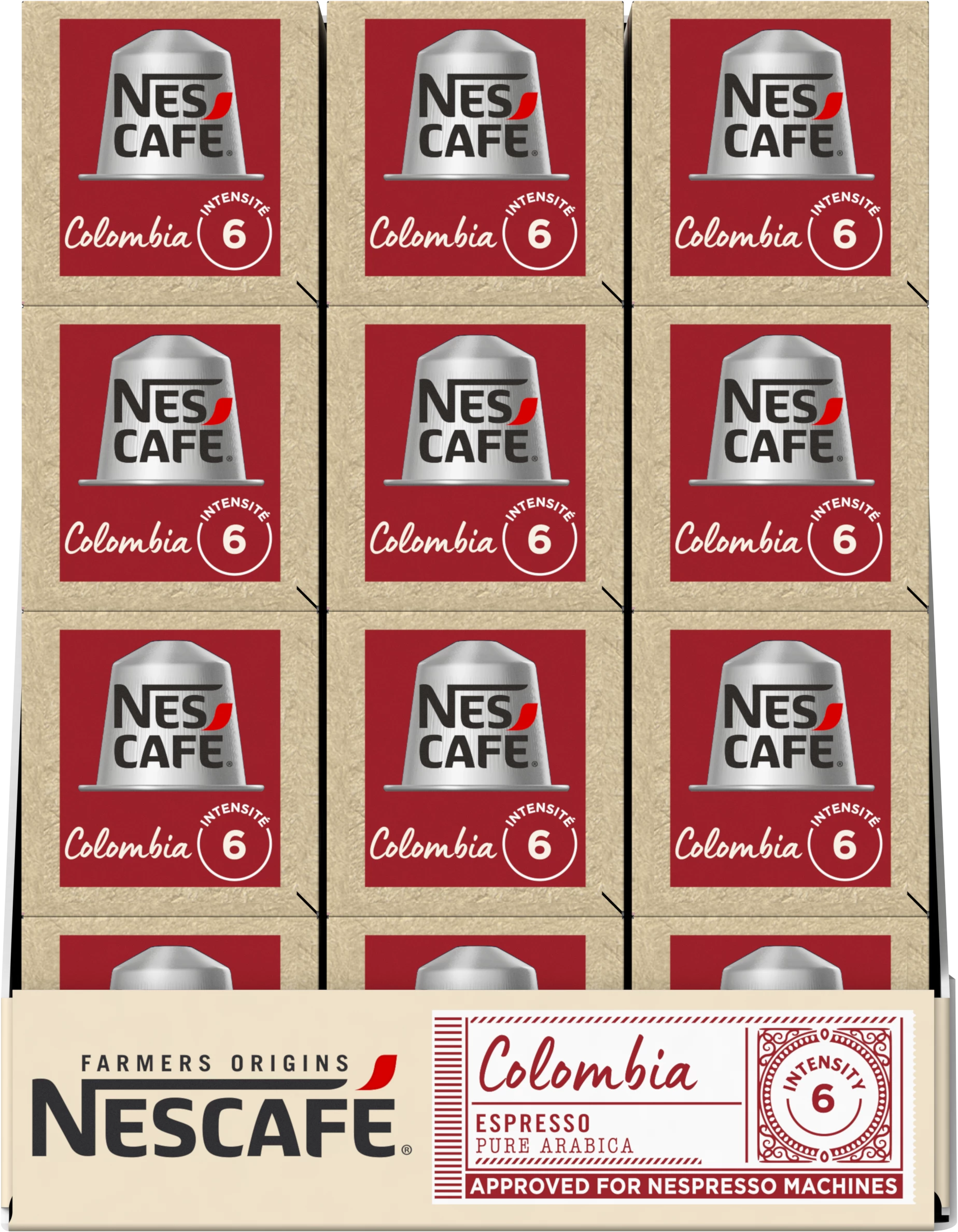 Capsules Café Espresso Colombia; x10; 53g - NESCAFE