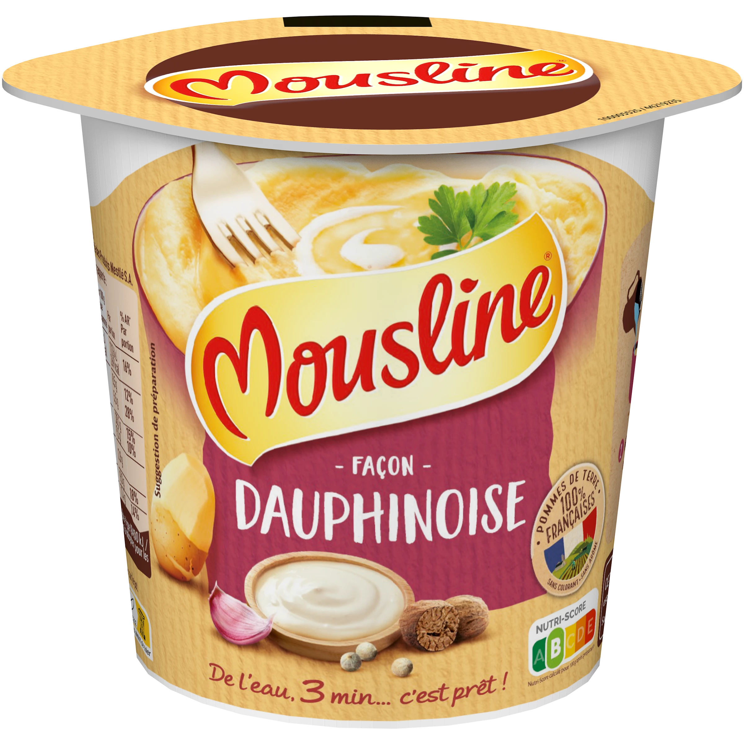 Taça Mousse Dauphinoise 65g