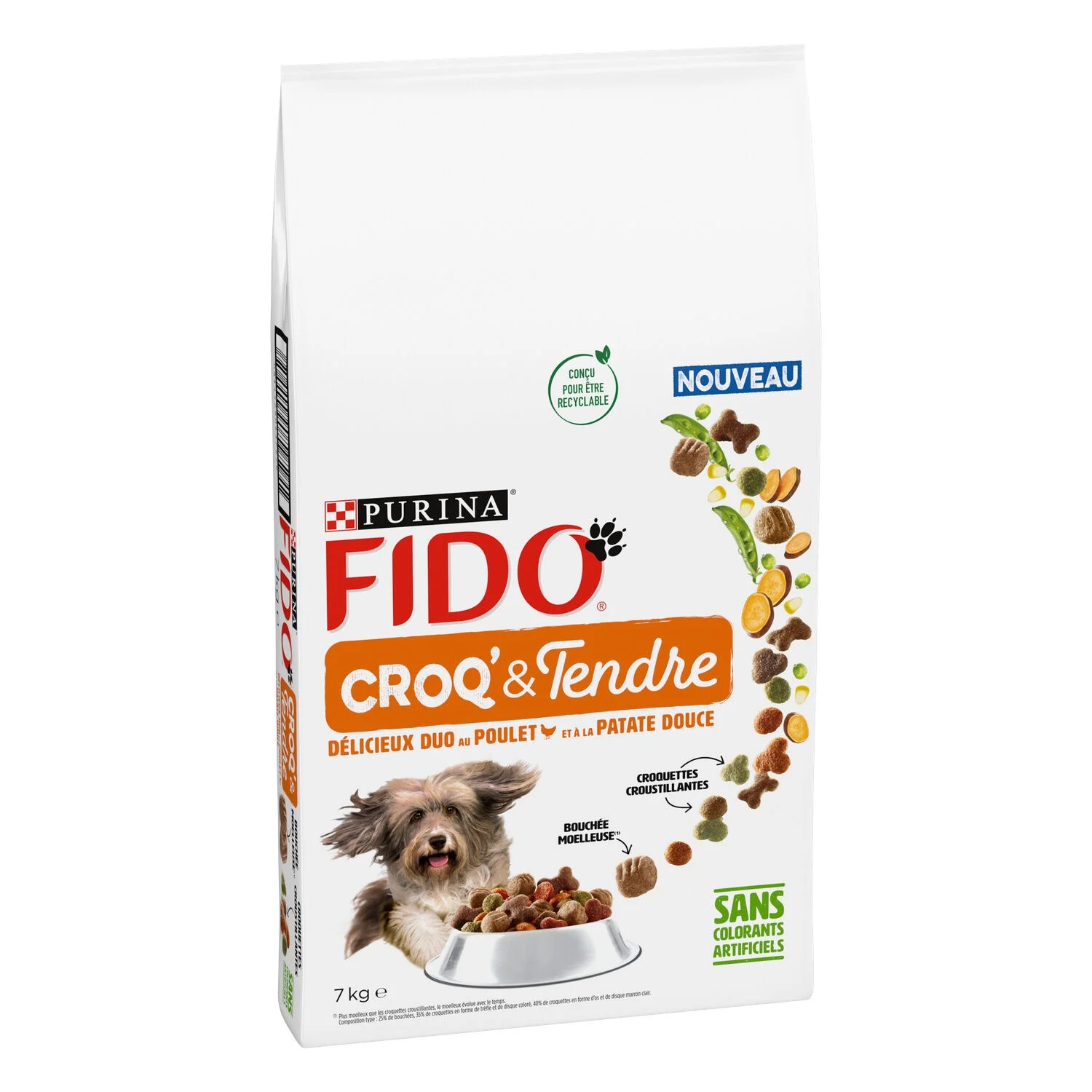 Futter für ausgewachsene Hunde mit Huhn und Süßkartoffeln, 7 kg - Purina