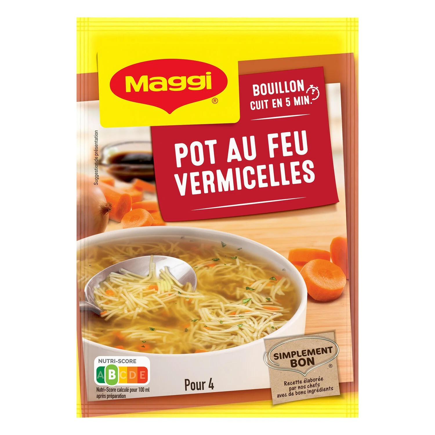 Dehydrated soup pot-au-feu vermicelli 57g - Maggi