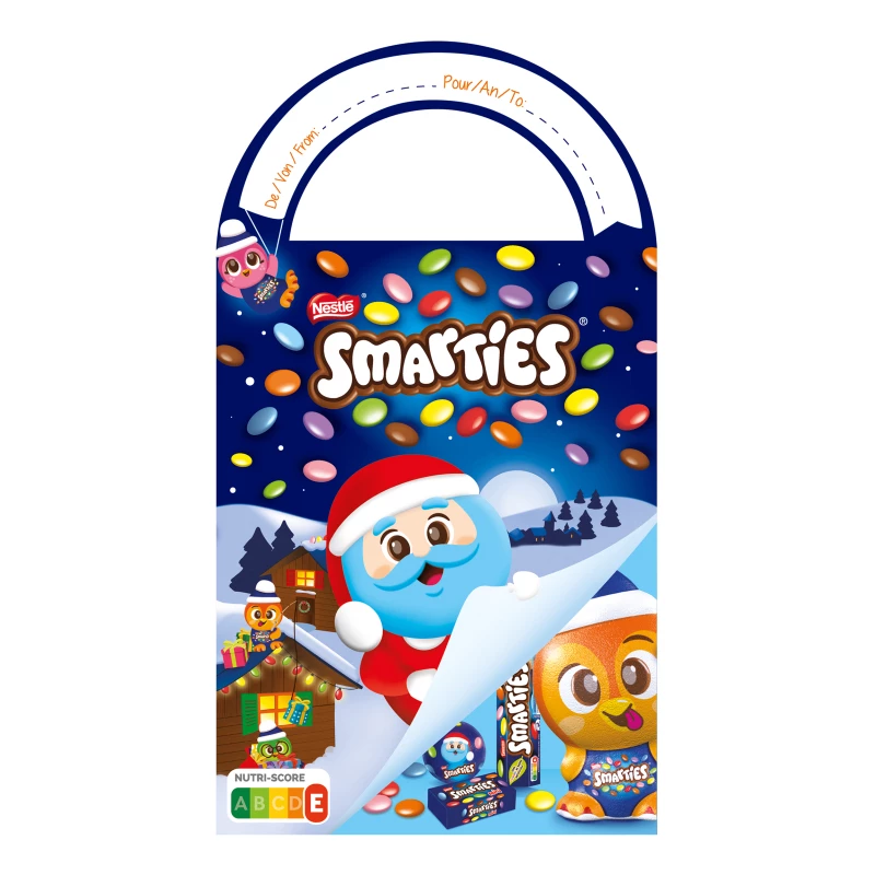 Milk Chocolate Christmas Gift Bag 197g - SMARTIES