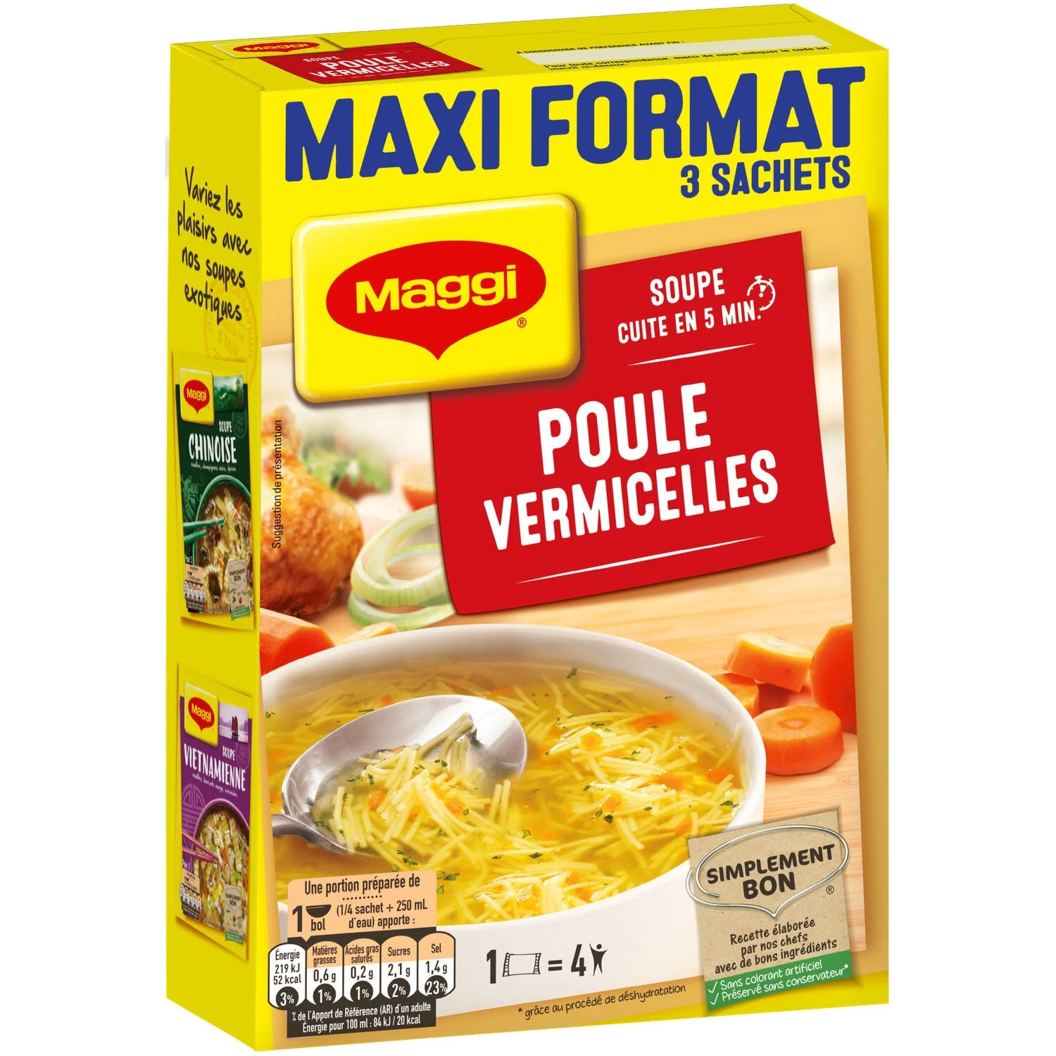 Dehydrated Chicken Soup With Vermicelli 177g - Maggi