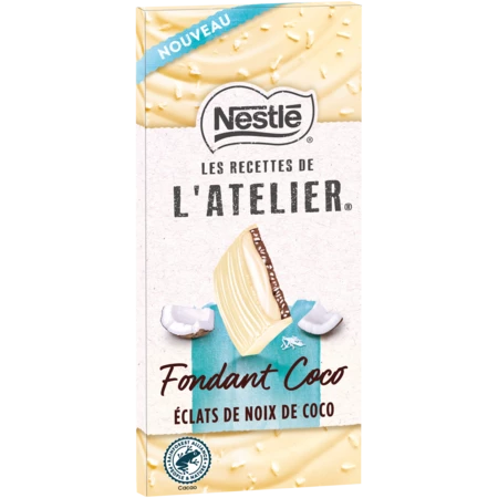 Bar of White Chocolate and Fondant Coconut Milk Recipes from the Workshop 130g - NESTLÉ