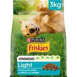 Chicken chicken kibble Vitafit light for adult dogs 3kg - FRISKIES