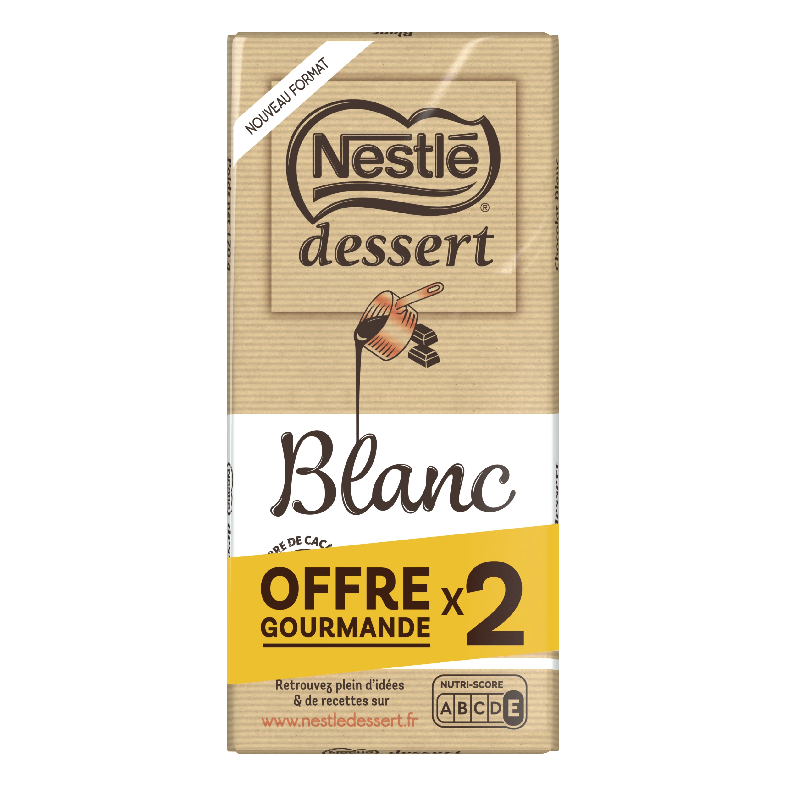 White Chocolate Bar X2 170g - NESTLÉ