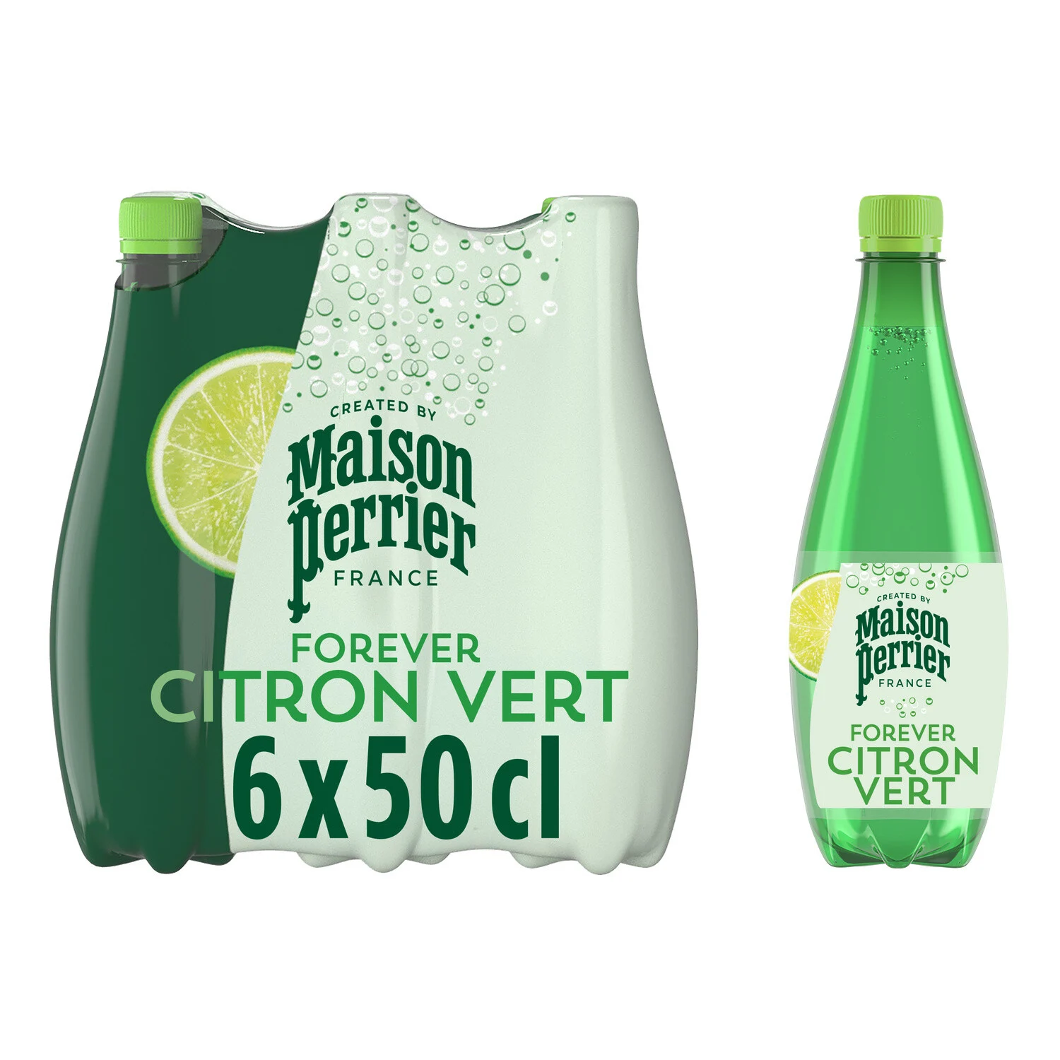 Lime Flavored Soft Drink 6x50cl - MAISON PERRIER
