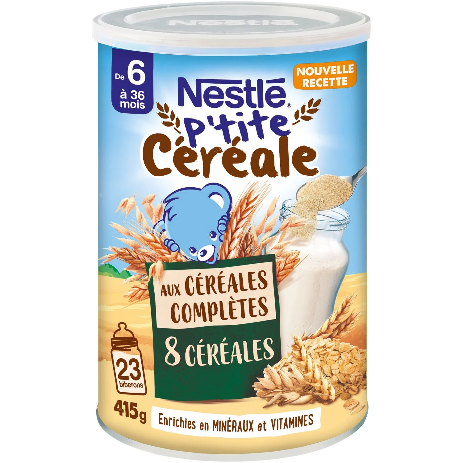 P'tite Céréale with 8 cereals from 6 months 415g - NESTLE