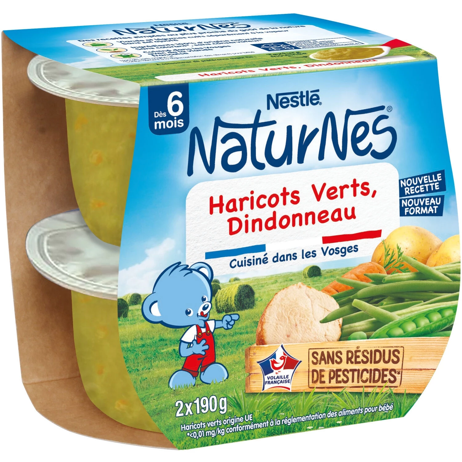 2x190g Natnes each Dindo 6m