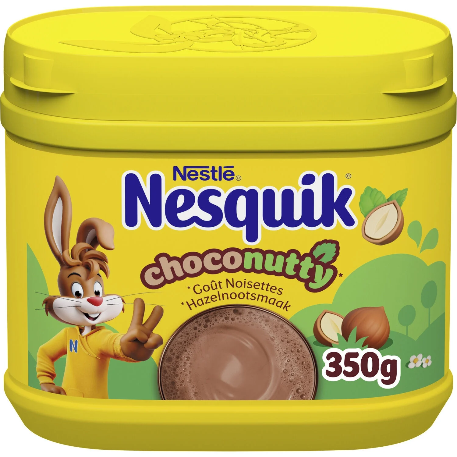 350g de chocolate Nesquik com nozes