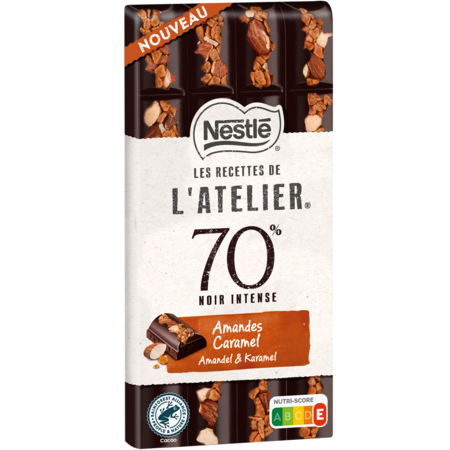 150g Noir Intense Amande Caram