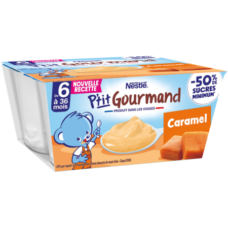 P'tit Gourmand Caramel 4x100g - NESTLE
