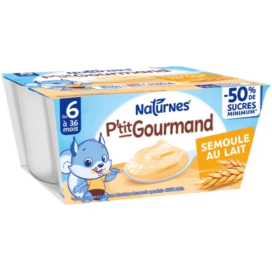 4x100g Semoule Lait