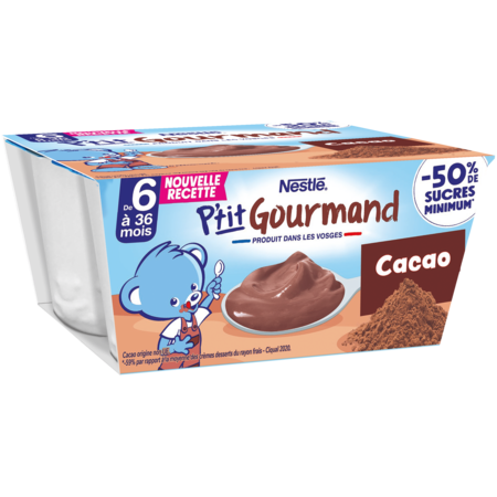 P'tit Gourmand Cacao 4x100g - NESTLE