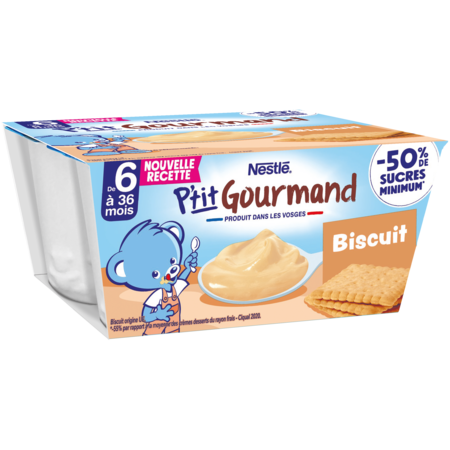 P'tit Gourmand Biscuit 4x100g - NESTLE