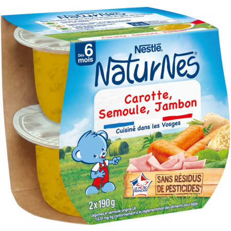 2x190g Carotte Jambon