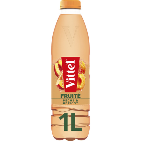 1l Vittel Fruite Peche Abricot