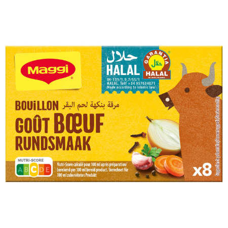 8 Tablet Bouillon Halal Boeuf
