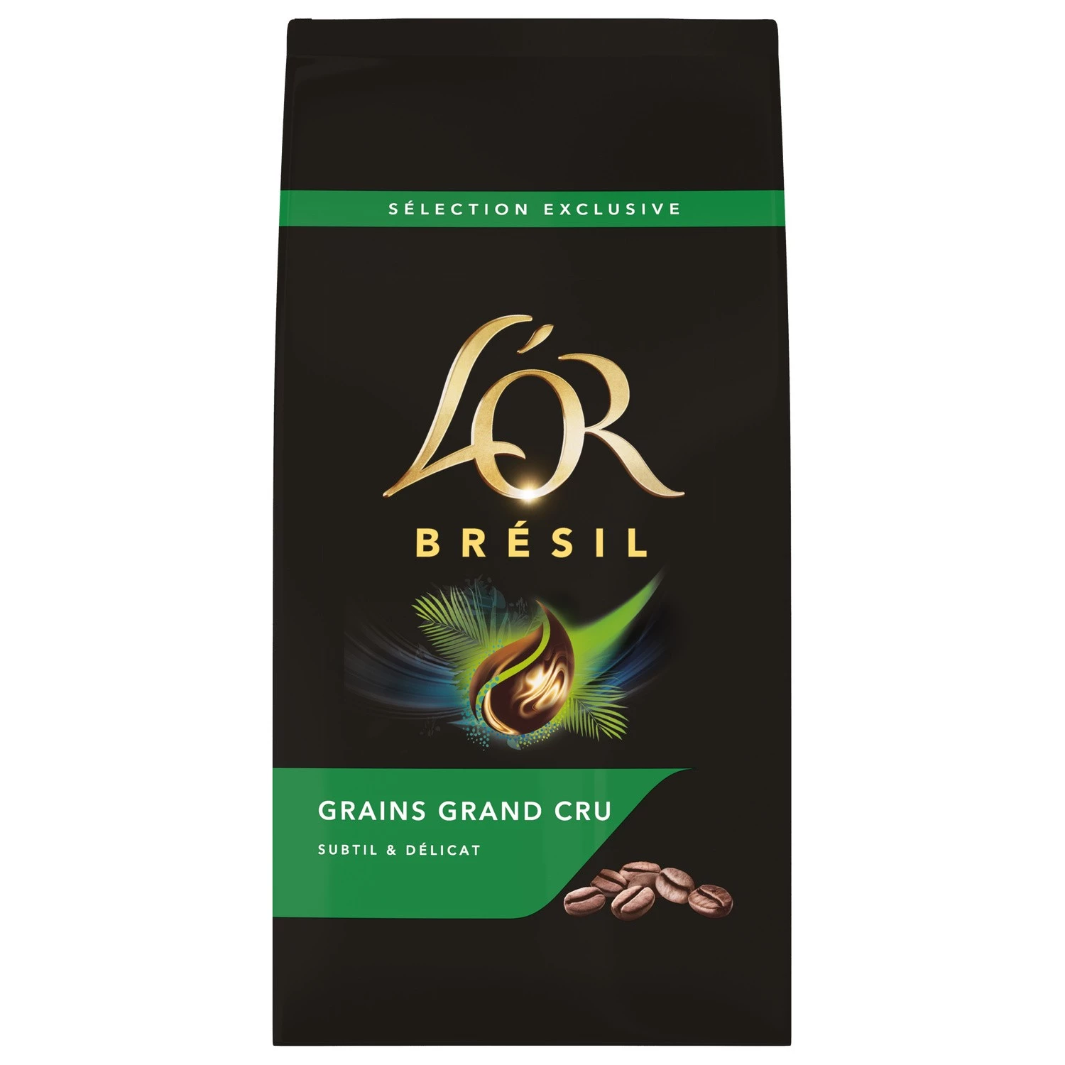 Café en grains grand cru perle du Brésil 500g - L'OR