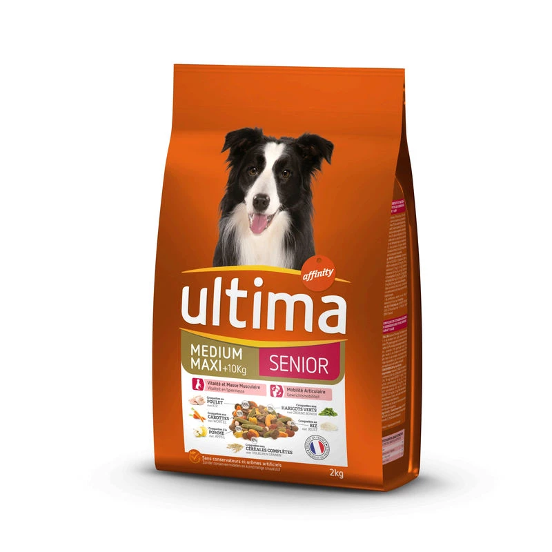 Senior-Hundefutter mit Huhn 2 kg - ULTIMA