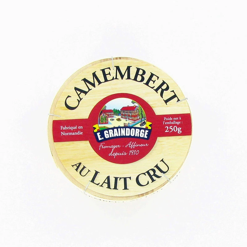 Camembert au lait cru 250g - E. GRAINDORGE