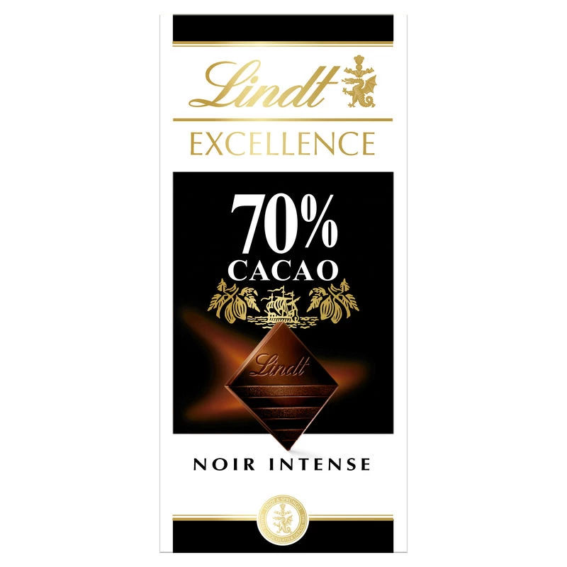Excellence Noir 70% Cacao Tablette 100 G - LINDT